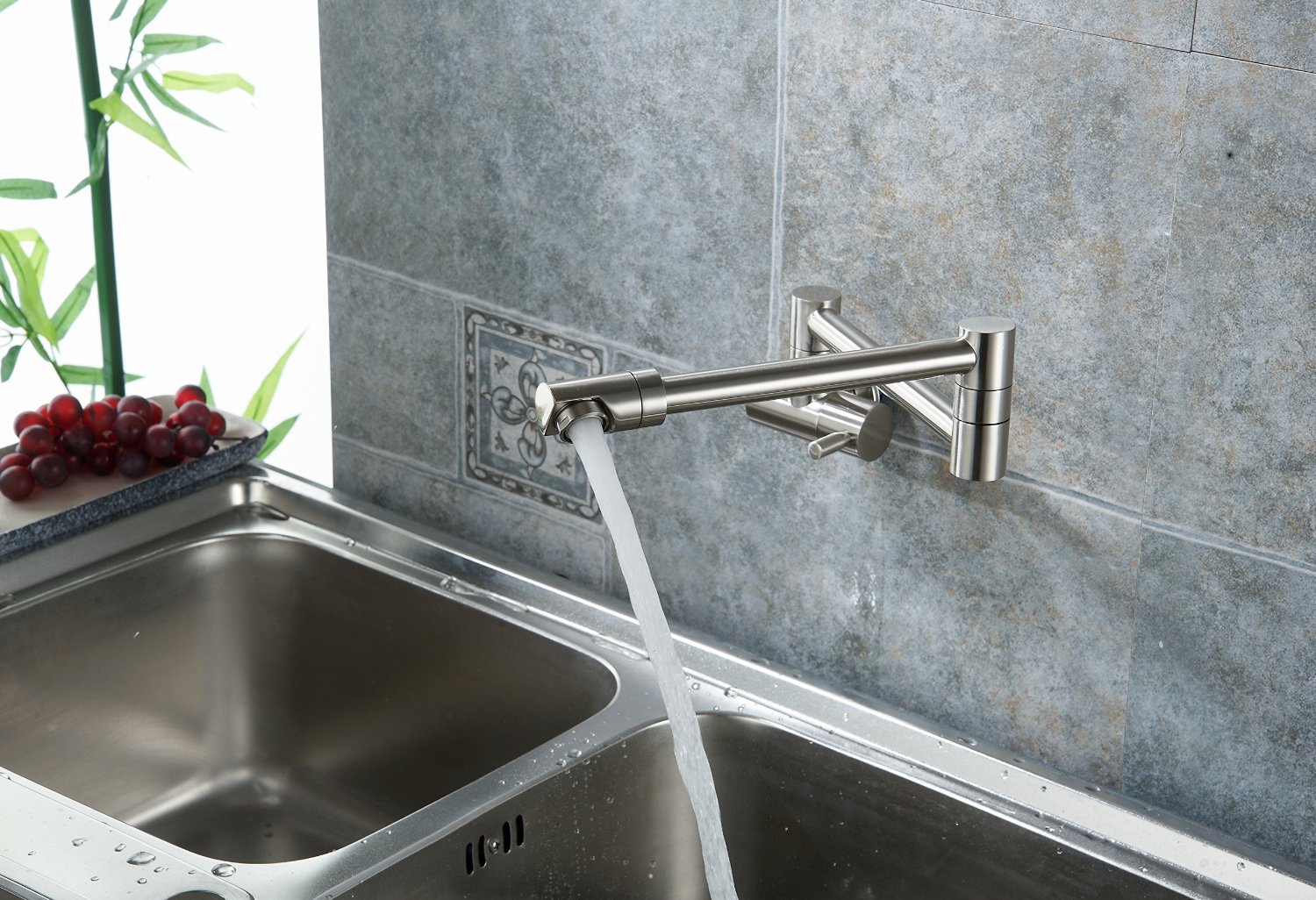 buy wall mount kitchen sink faucet